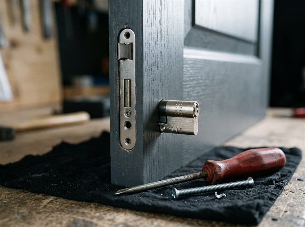 Bombín de seguridad para reforzar la cerradura de casa en Cambados