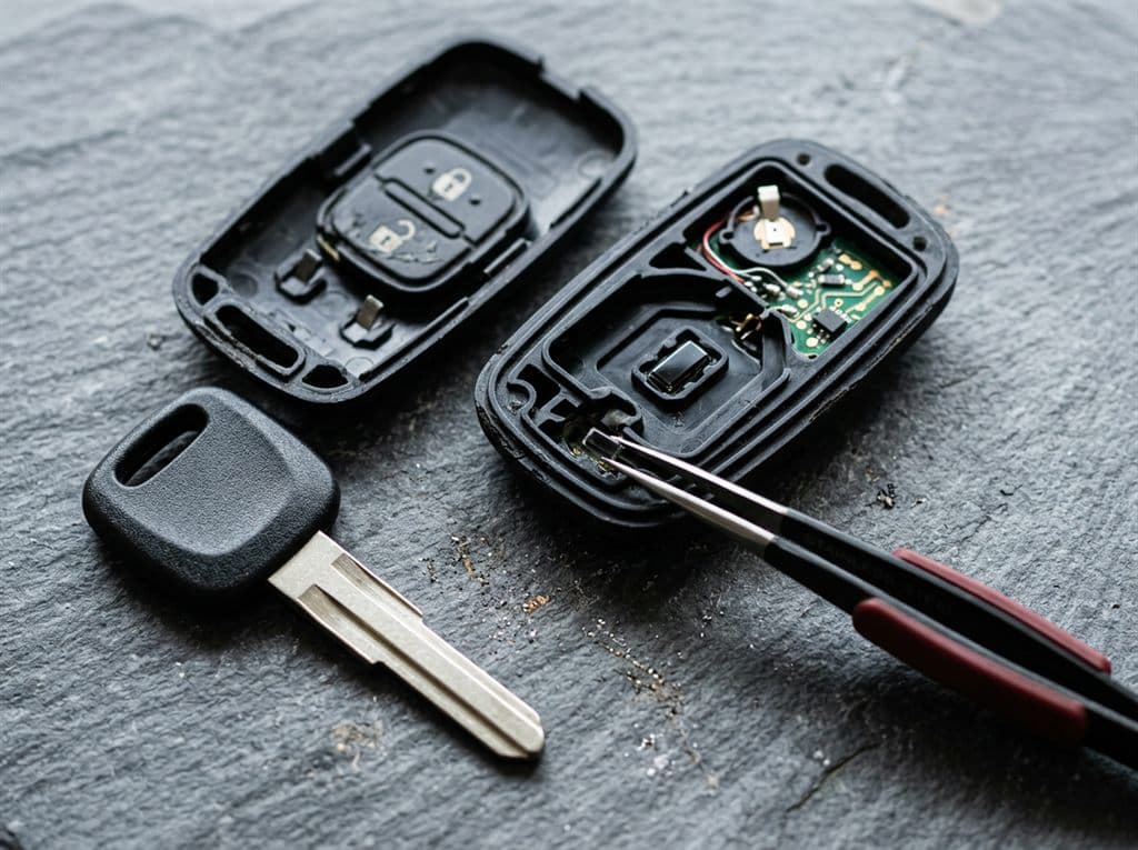 Copia de llave de coche con chip transponder en Cambados